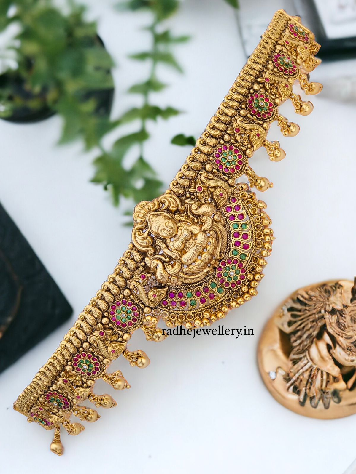 Traditional Lakshmi Temple Hip Belt