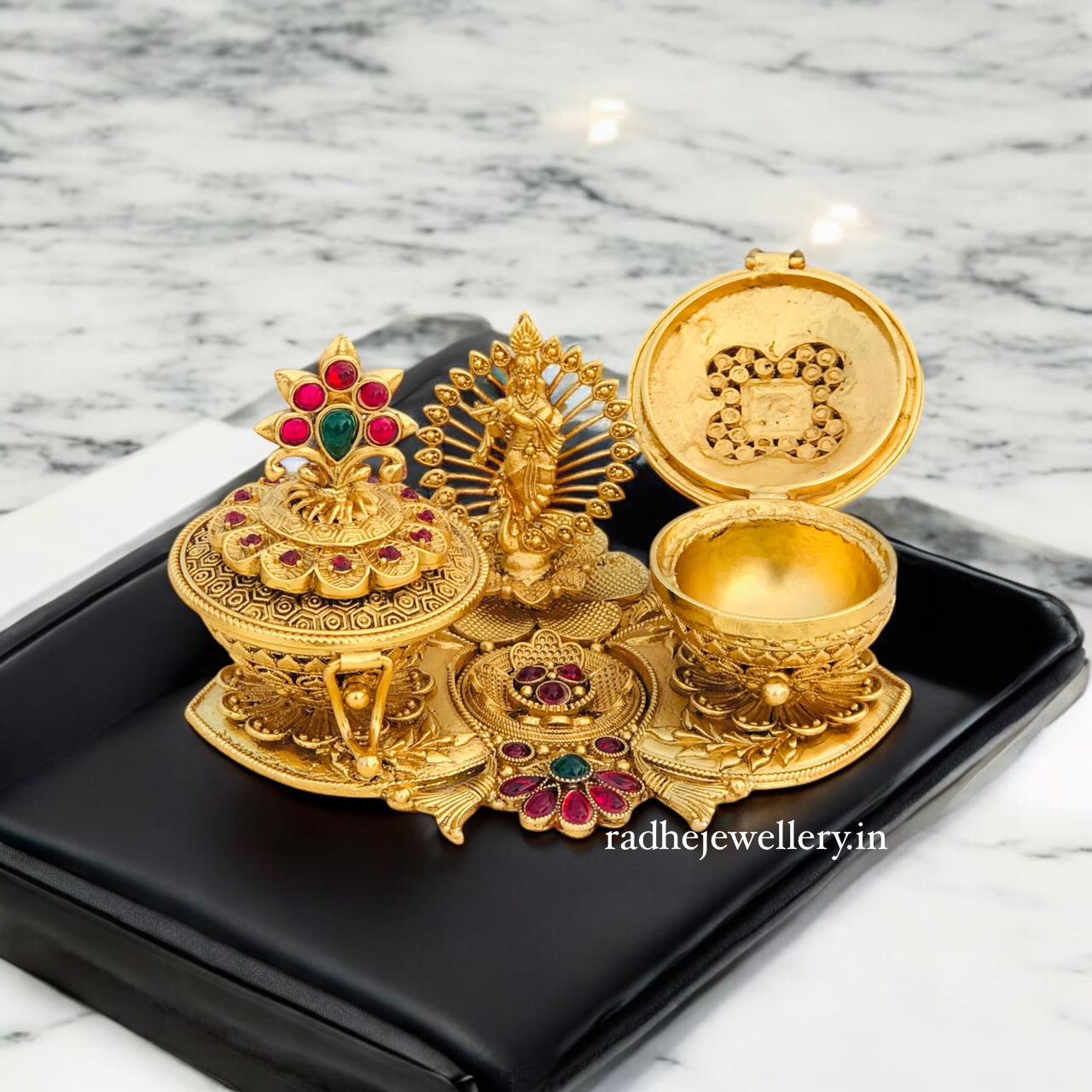 Krishna Kumkum Box Design,Buy Gift articles Kumkum Box,Double Kumkum Box,Sindoor box