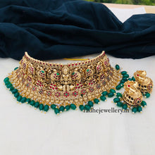 Lakshmi Necklace/temple jewelry/Antique gold necklace/South Indian Necklace