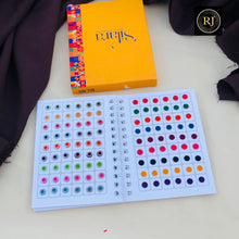 Plain with Stone Sticker Bindi Book-Sitara all Mix colour