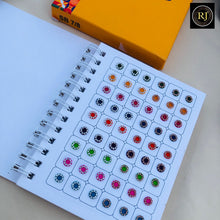 Plain with Stone Sticker Bindi Book-Sitara all Mix colour