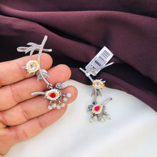 Classic Ear Cuffs with Kundan Jadau Oxidised Earring Design