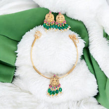 Traditional Lakshmi Hasli Tube Attigai Necklace