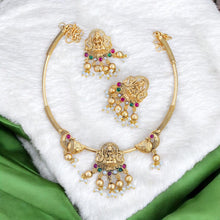 Traditional Lakshmi Hasli Tube Attigai Necklace
