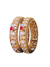 Pachi Kundan Bangles/Kundan kada/Gold kada/Openable Bangle/Indian wedding Jewelry/Hand accessory