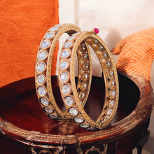 Pachi Kundan Bangles/Kundan kada/Gold kada/Openable Bangle/Indian wedding Jewelry/Hand accessory