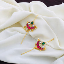 Jadau Kundan Ear Cuff Earrings - High Quality
