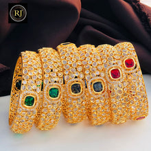 Royal Kundan Polki Broad Kada Bangle Set | Gold Plated Meenakari Bridal Kadas