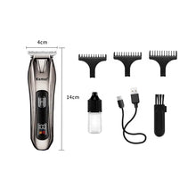 Professional Clipper Rechargeable Hair Trimmer For Barber Men Electric Beard Shaver Hair Cutting Machin