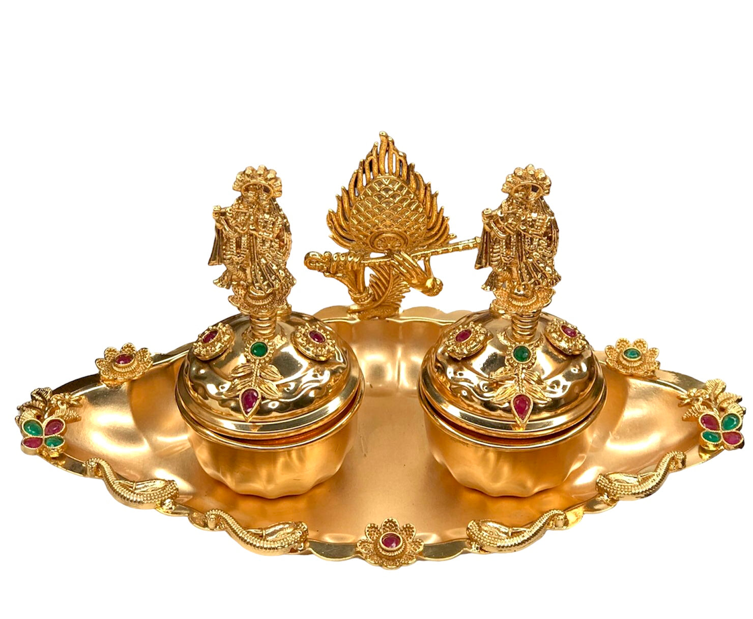 Radha Krishna Kumkum Box, Premium Quality, Sindoor Box