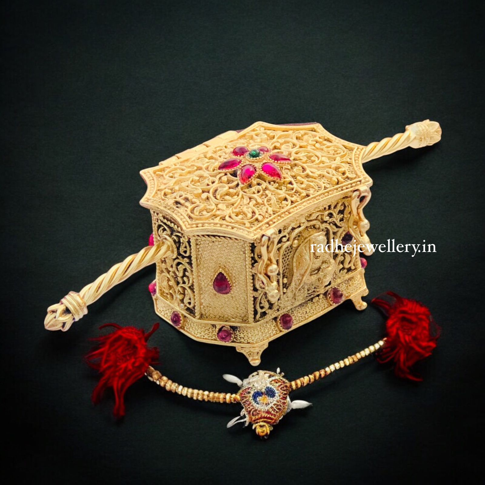 Bridal Palanquin Kumkum Box,Premium Quality, Sindoor Box