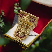 Gold Look Alike Vishnu Temple Kumkum Box,Premium Quality, Sindoor Box