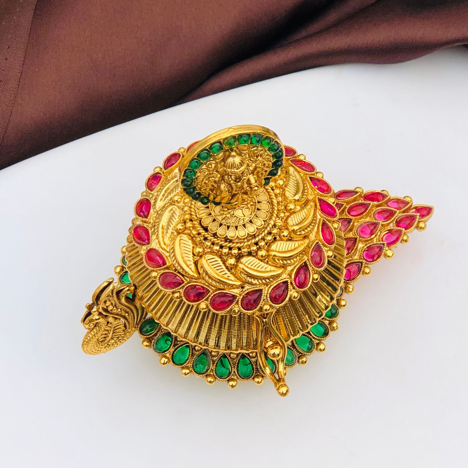 Exquisite Temple Design Kumkum Box