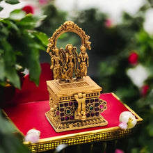 Traditional Ram Darbar Square Kumkum Box with Arch Design