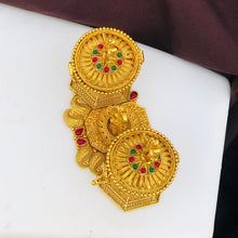 Golden Peacock & Radha Krishna Kumkum Box