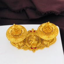 Golden Radha Krishna & Goddess Lakshmi Kumkum Box