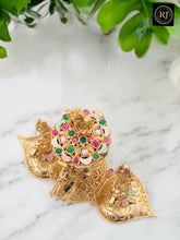 Gold Finish Ganesh Kumkum Box – Decorative Pooja Kumkum Holder with Elephant Design | Return Gift & Home Temple Decor