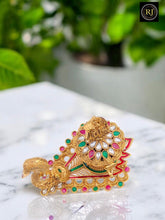 Gold Plated Krishna on Swan Decorative Idol – Premium Pooja & Home Décor