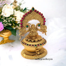 Lakshmi Kumkum Box with Stone Work