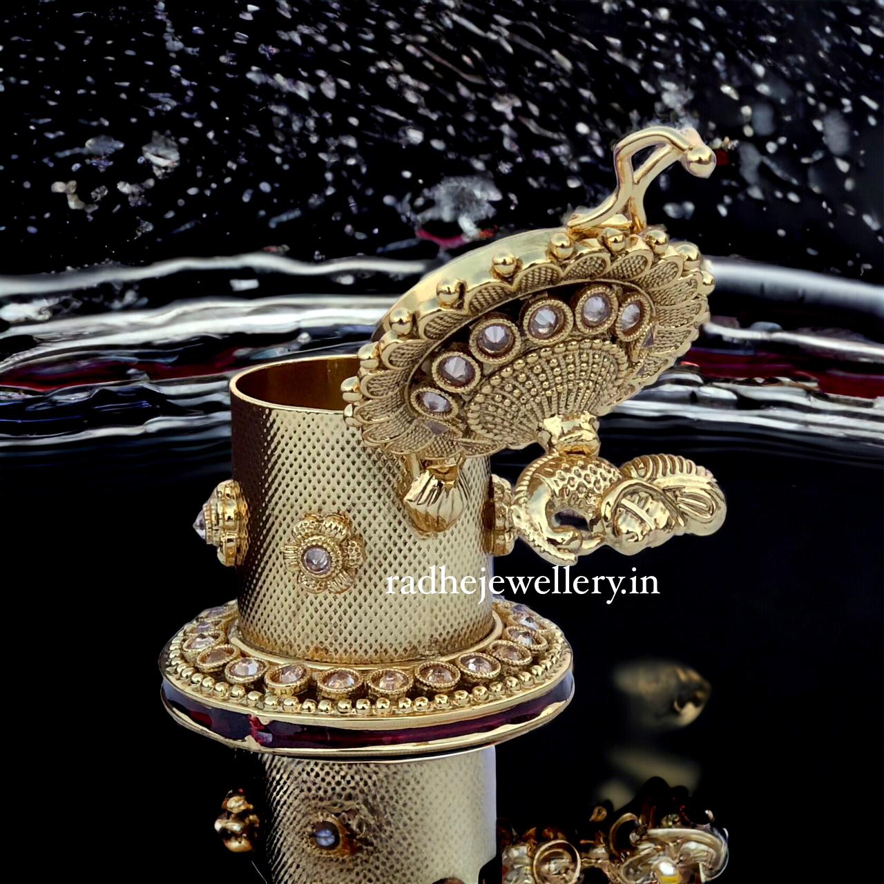 Gold Plated Kumkum Box