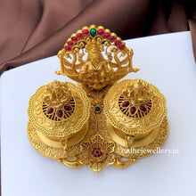 Lakshmi with Ganesh Kumkum Box Design,Double Kumkum Box