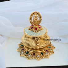 Lakshmi Kumkum Box,Traditional Krishna KumKum Box