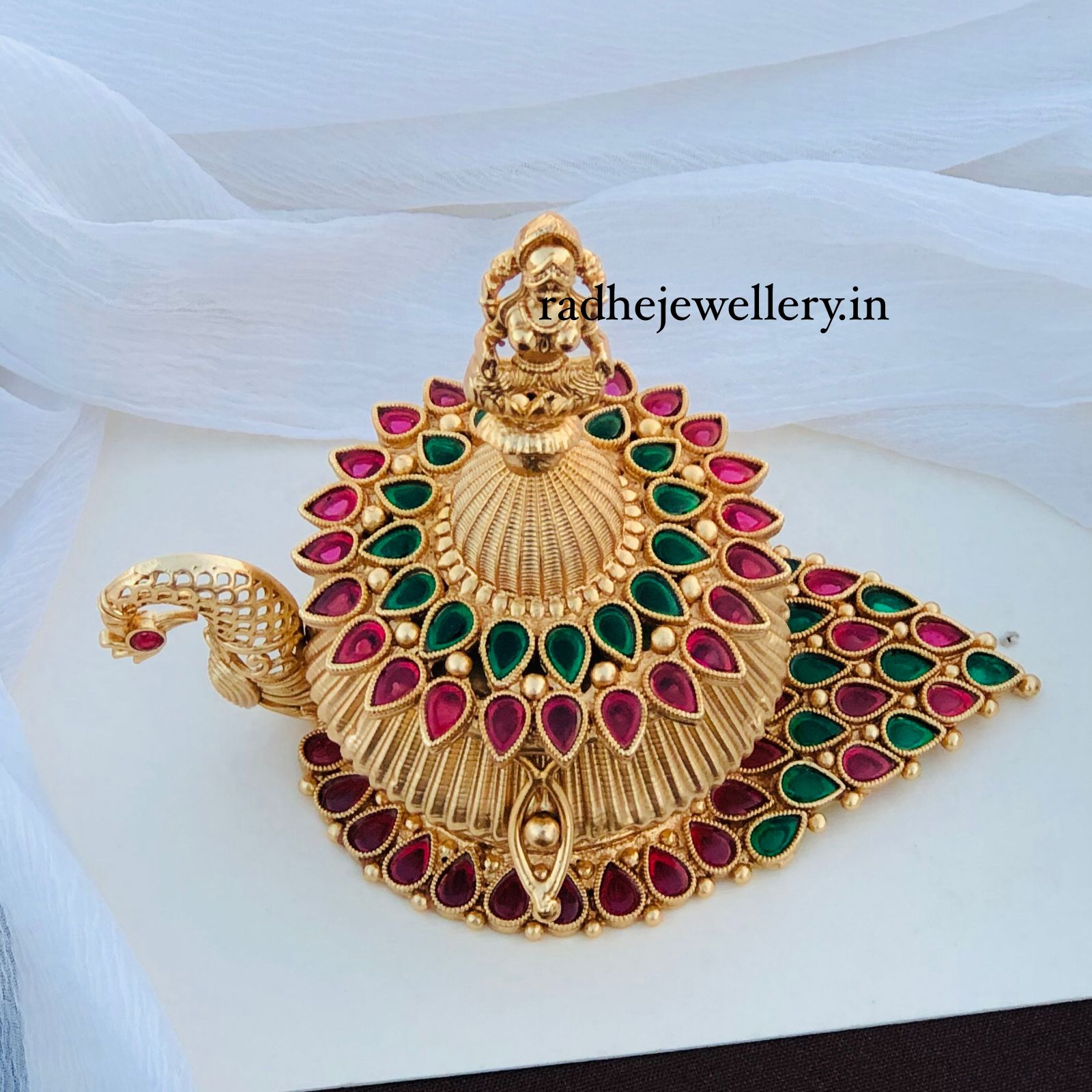 Classic Peacock Kumkum Box, Premium Quality, Sindoor Box