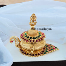 Classic Peacock Kumkum Box, Premium Quality, Sindoor Box