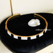 Brass Gold-Plated Kada Bracelet For Women