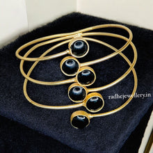 Brass Gold-Plated Kada Bracelet For Women