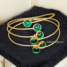 Brass Gold-Plated Kada Bracelet For Women