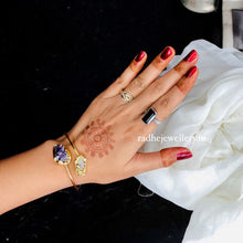 Brass Gold-Plated Kada Bracelet For Women