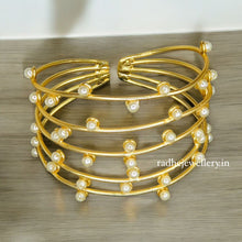 Brass Gold-Plated Kada Bracelet For Women