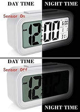 Digital Smart Alarm Clock with Automatic Sensor, Date and Temperature, Alarm Clocks