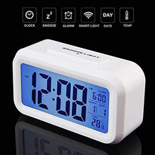 Digital Smart Alarm Clock with Automatic Sensor, Date and Temperature, Alarm Clocks