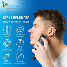 Syska HT1200 Trimmer 40 min Runtime 20 Length Settings  (Black)