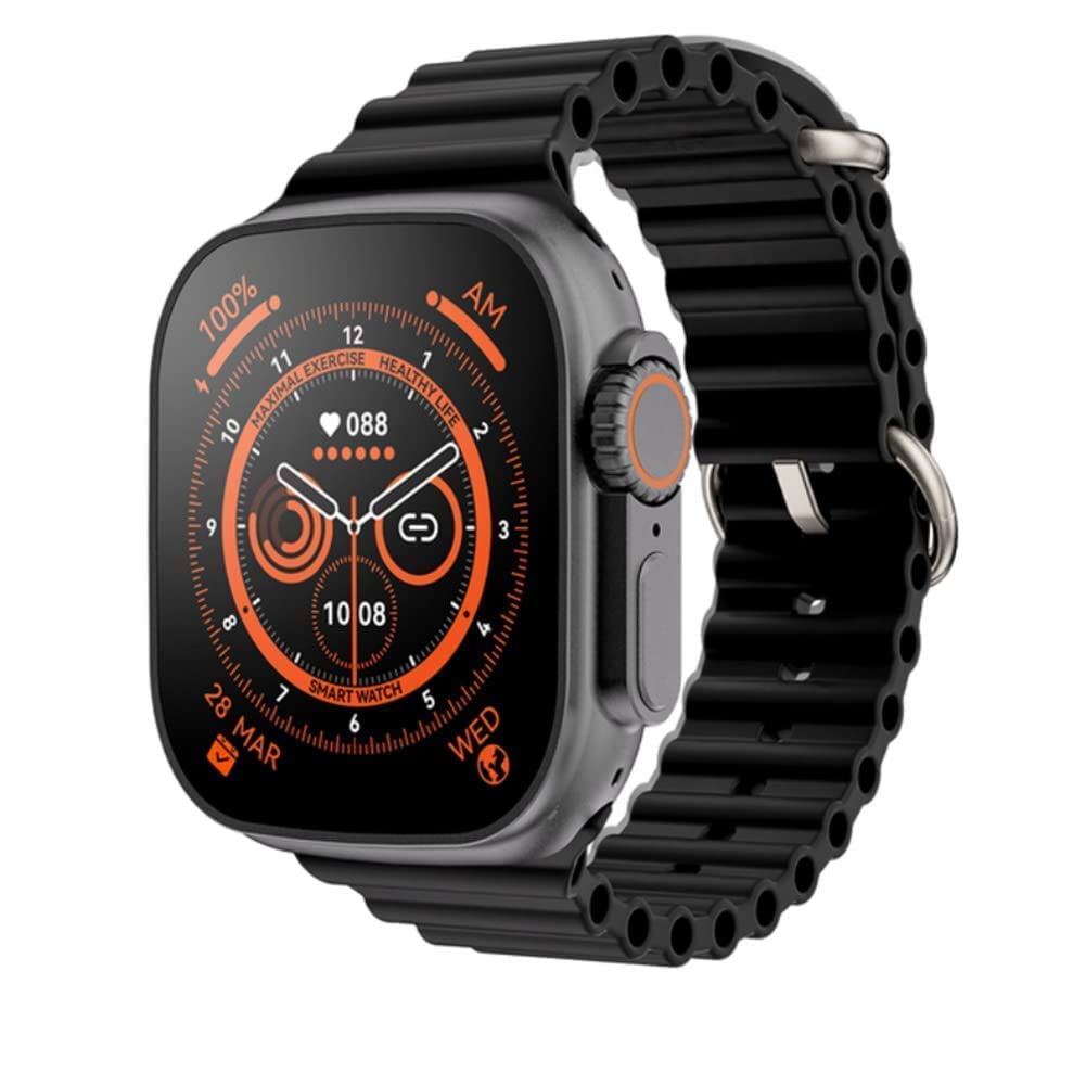 i8 Ultra Max Unisex Smart Watch Series 8 with 2.05" HD Display_ Sport NFC Smartwatch Bluetooth Call Waterproof for Apple & Android