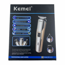 Professional cordless Hair Clipper With 4 Length Adjust Blade Mens Hair Trimmer