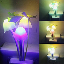 Mushroom Lamp Automatic Sensor Light Multi-Color Changing Best Night Avatar LED Bulbs, Pack of 1