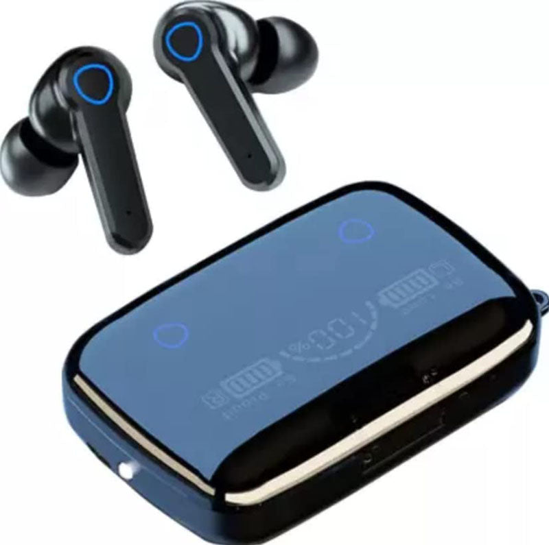 M19 Earbud TWS Wireless In Ear Earbuds with Touch Control Gaming Bluetooth Earphone Bluetooth Headset (Black, True Wireless)