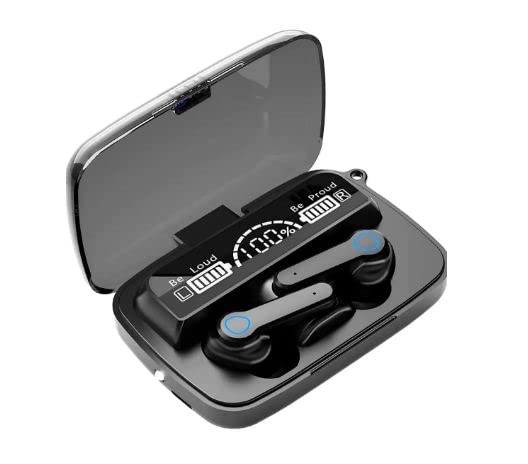 M19 Earbud TWS Wireless In Ear Earbuds with Touch Control Gaming Bluetooth Earphone Bluetooth Headset (Black, True Wireless)