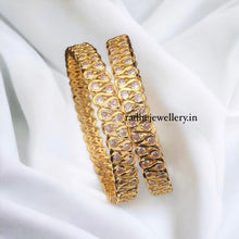 Gold Look AD stone Bangle set| AD stone Bangles for girls and women