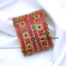 Gold Look AD stone Bangle set| AD stone Bangles for girls and women