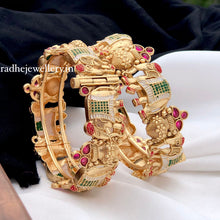 Elephant design Openable Rajwadi Bangles set for women