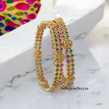 Gold Look AD stone Bangle set| AD stone Bangles for girls and women