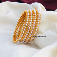 Pearl Bangle Set of 4