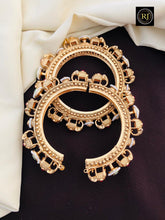 High Gold finish Openable Rajwadi Bangles set for women