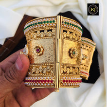 Premium Rajwadi Polish Openable Kada Bridal Bangles