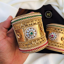 Premium Rajwadi Polish Openable Kada Bridal Bangles