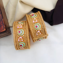 Premium Rajwadi Polish Openable Kada Bridal Bangles